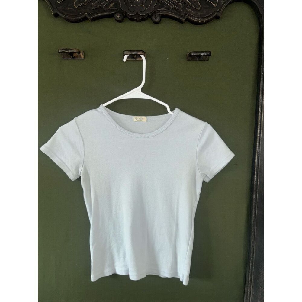 John Galt Baby blue Baby tee One size